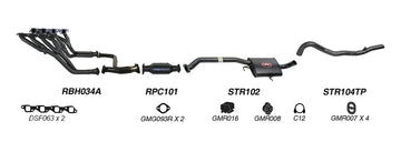 Redback Exhaust 2 1/2" Complete System for Holden Calais (04/1995 - 09/1997), Commodore (04/1995 - 1997) - Brixton 4x4 - Buy Online Now!